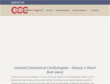 Tablet Screenshot of ctcardiology.com